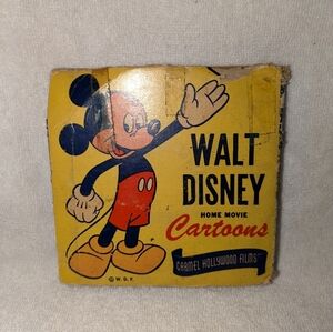Disney Retro Mickey Mouse Yellow and Red Home Movie